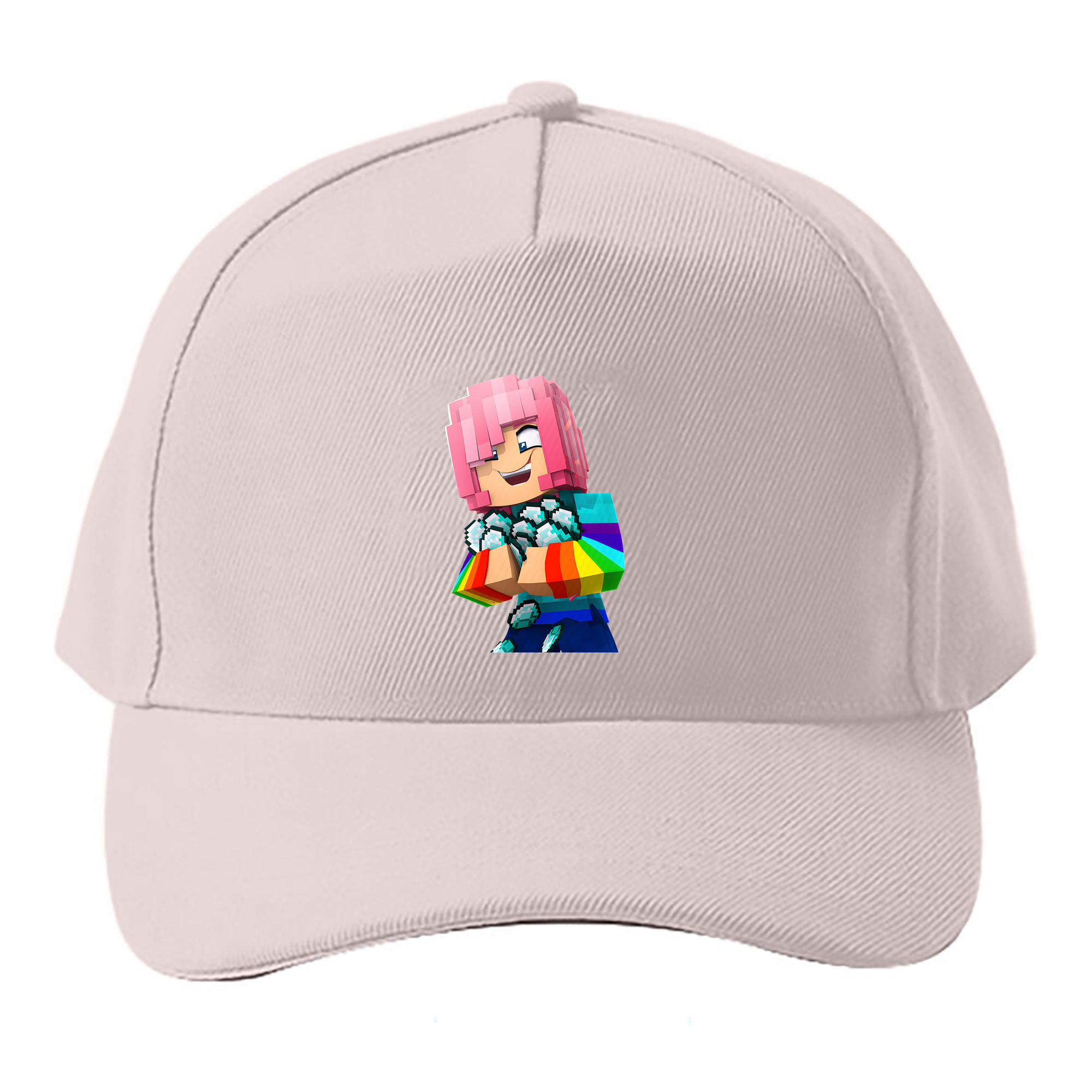 （画像用） マインクラフト ブロックの世界 Minecraft MC Block world ベースボールキャップ 綿100％ 男女兼用 帽子 スポーツ